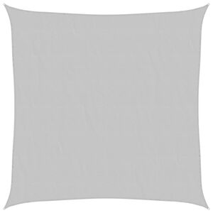 vidaXL Solseil lysegr&aring; 2x2 m 100% polyester oxford