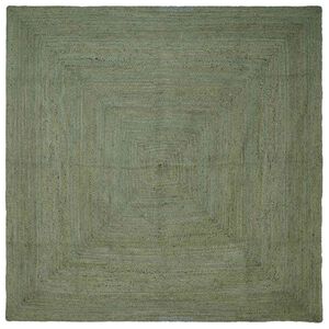 vidaXL Omr&aring;detepper Torget Olivengr&oslash;nn 200 x 200 cm Jute