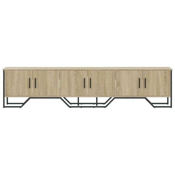 vidaXL TV-benk sonoma eik 180x34x41 cm konstruert tre