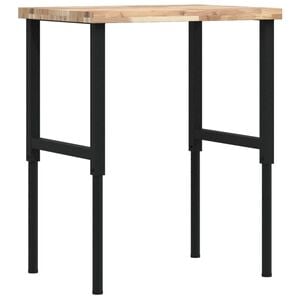 vidaXL Arbeidsbenk 80x60x(73-99,5) cm heltre akasie rektangul&aelig;r