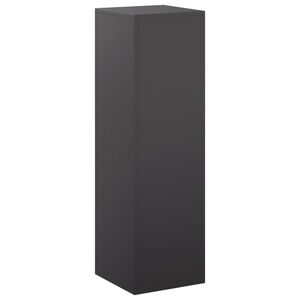 vidaXL Planteholder Svart 30 x 30 x 100 cm St&aring;l