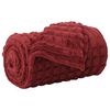 vidaXL Kastepledd 6 pcs Bordeaux R&oslash;d 200 x 150 cm Fleece