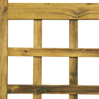vidaXL 3-panels romdeler/espalier akasie heltre 120x170 cm