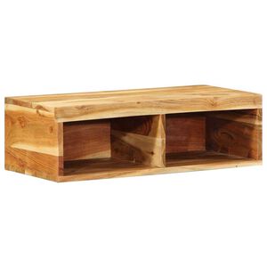 vidaXL Veggmontert TV-benk 60x30x19 cm heltre akasie