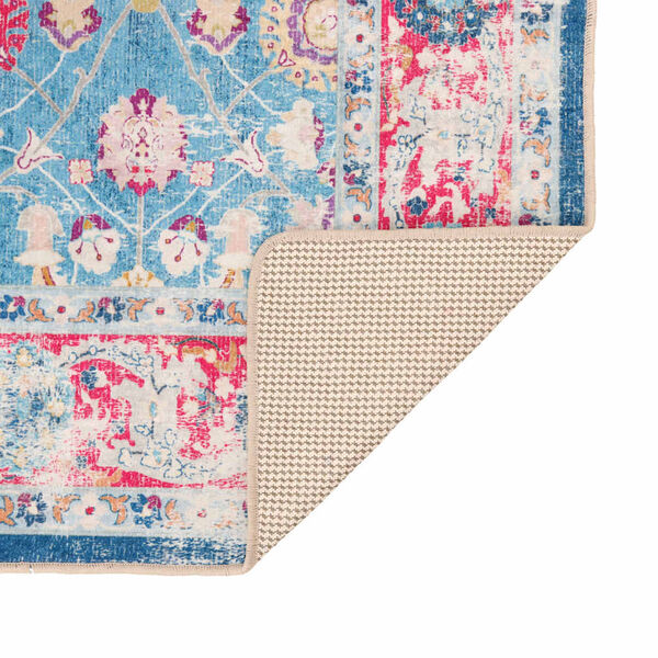 vidaXL Teppe vaskbart flerfarget 80x150 cm