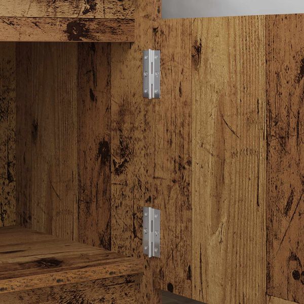 vidaXL Hingse Ensfarget 899 pcs s&oslash;lv 58 x 35 x 1 mm St&aring;l