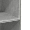 vidaXL Hylle betonggrå 70x41x185 cm konstruert tre