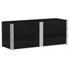 vidaXL Hageplantekasse svart 150x50 cm heltre furu