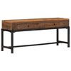 vidaXL TV-benk 110x30x46 cm gjenvunnet heltre