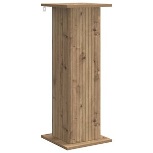 vidaXL Planteholder Artisan eik 30,5 x 30 x 80,5 cm Konstruert tre