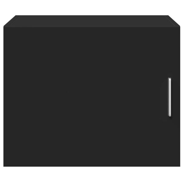 vidaXL Veggskap svart 50x42,5x40 cm konstruert tre
