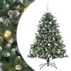 vidaXL Kunstig juletre gr&oslash;nn 150 cm PVC og plast og st&aring;l