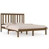 vidaXL Sengeramme honningbrun heltre furu 160x200 cm