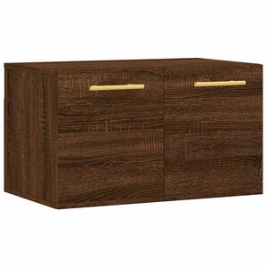 vidaXL Veggskap brun eik 60x36,5x35 cm konstruert tre