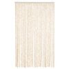 vidaXL Fluegardin beige og hvit 118x220 cm chenille