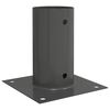 vidaXL Rund bakkenagel 12 pcs Antrasitt 15 x 15 x 15 cm Metall