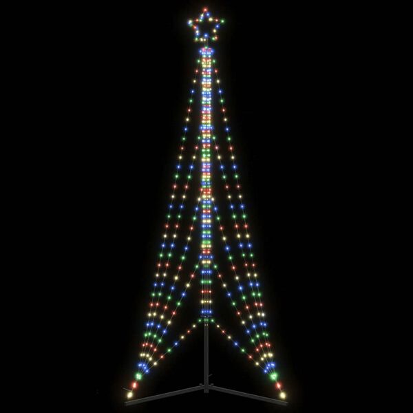 vidaXL LED juletre 525 LEDs Fargerike 302 cm
