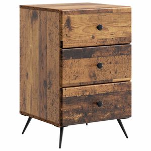 vidaXL Nattbordskap Gammelt tre 43 x 41 x 66,5 cm Konstruert tre