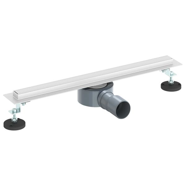 vidaXL 360&deg; dusjdrenering med slankt design s&oslash;lv 50 cm