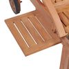 vidaXL Solseng heltre teak