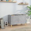 vidaXL Hifi-benk betonggrå 74,5x38x48 cm konstruert tre