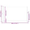 vidaXL Uttrekkbar sidemarkise 170x300 cm r&oslash;d