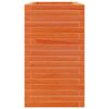 vidaXL Plantekasse voksbrun 90x40x68,5 cm heltre furu