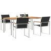 vidaXL HageSpisestueSett 5 pcs Solid Teaktre