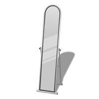 Frittstående Speil Full Lengde Rektangulært - Grå