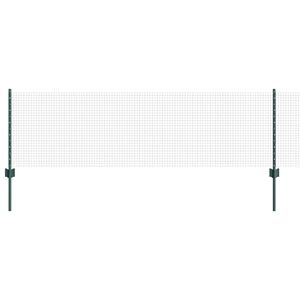 vidaXL Sveiset tr&aring;dgjerde med stolper 100 x 0,6 m PVC-belagt st&aring;l Mesh