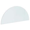 vidaXL Peisglassplate Gjennomsiktig 1200 x 500 mm Glass