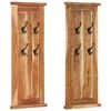 vidaXL Kleshengere 2 stk heltre akasie 38x100 cm