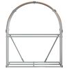 vidaXL Vedholder treutseende 120x45x140 cm galvanisert st&aring;l