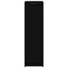 vidaXL Skoskap svart 30x35x100 cm konstruert tre