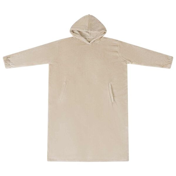 vidaXL Teppe-hettegenser Beige l Flanell
