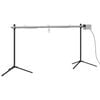 vidaXL Automatisk grill med motor rustfritt st&aring;l 150x46,5x82,5 cm