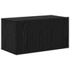 vidaXL Vegghylle for TV Veggmontert 4 pcs Svart Eik Konstruert tre