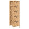 vidaXL Lagringsenhet med 5 kurver 25,5x37x100 cm vannhyasint
