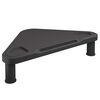 vidaXL Monitorstativ hj&oslash;rne svart 49x28x10,5 cm