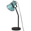 vidaXL Skrivebordslampe 25 W denimbl&aring; 17x17x60 cm E27