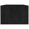 vidaXL Salongbord 110x50x34 cm heltre furu svart