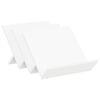 vidaXL Magasinreol med hylle Hvit 53 x 40 x 28,5 cm Konstruert tre