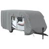 vidaXL Campingvogntrekk gr&aring; 732x250x220 cm ikke-vevet stoff