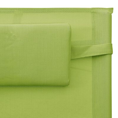 vidaXL Solseng textilene grønn og grå