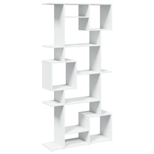 vidaXL Bokhylle hvit 92x29x188 cm konstruert tre