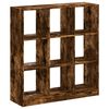 vidaXL Bokhylle r&oslash;kt eik 102x32x108 cm konstruert tre
