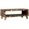 vidaXL Kaffebord Flerfarget 90 x 50 x 35 cm Massiv Reclaim Tre