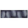 vidaXL Kj&oslash;kken teppe Bl&aring;tt skygge 150 x 45 cm 100% Polyamid Vaskbar