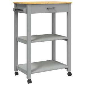 vidaXL Kj&oslash;kkenvogn MONZA 60x40x88,5 cm heltre furu