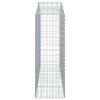 vidaXL Gabionkurver buede 6 stk 200x50x140/160 cm galvanisert jern